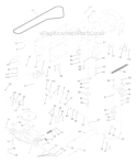 Page C Diagram and Parts List for WE12542A  Weed Eater Lawn Tractor